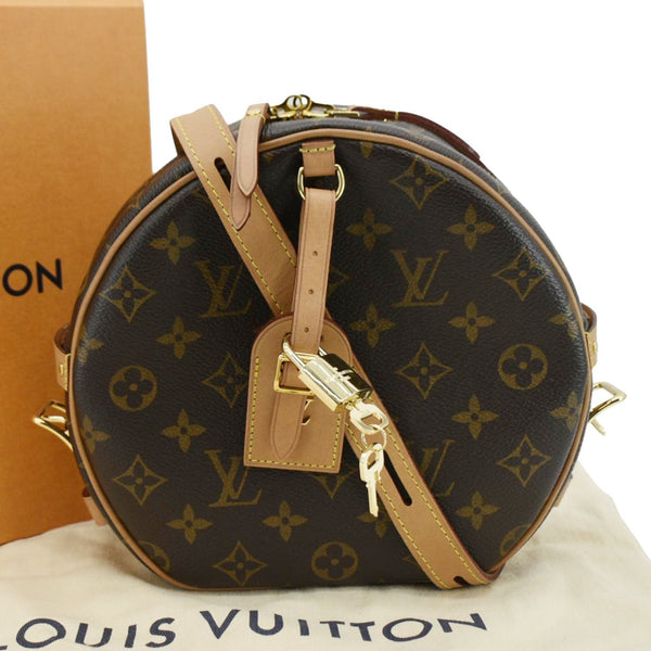 LOUIS VUITTON Boite Chapeau Souple Monogram Canvas Shoulder Bag Brown