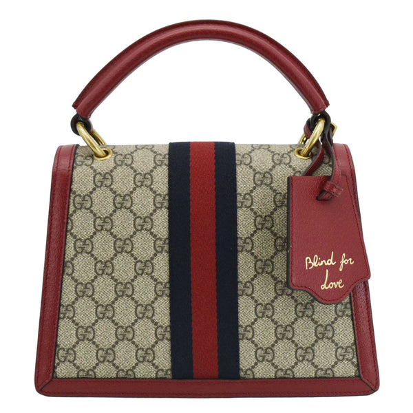 GUCCI Queen Margaret Bee GG Supreme Canvas Shoulder Bag Red 476541