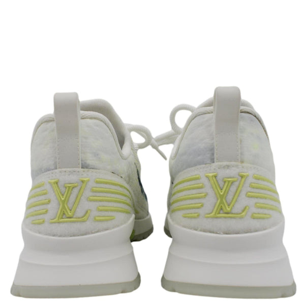 LOUIS VUITTON V.N.R Technical Knit Fabric Sneakers White Size US 6.5