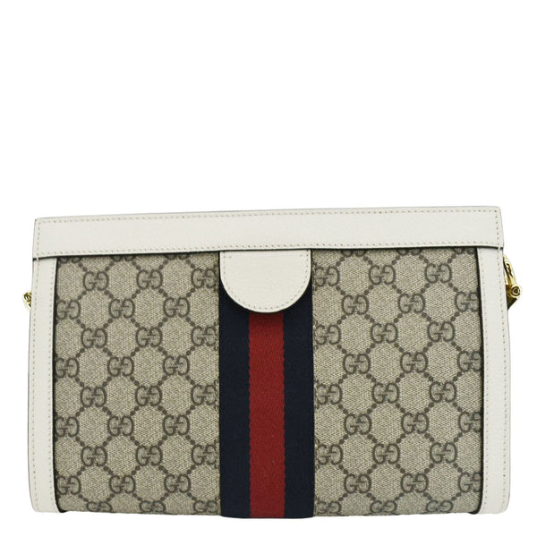 GUCCI Ophidia GG Small Supreme Canvas Chain Shoulder Bag Beige 503877