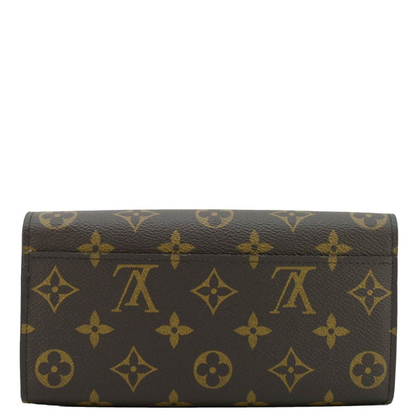 LOUIS VUITTON Sarah Monogram Canvas Wallet Brown