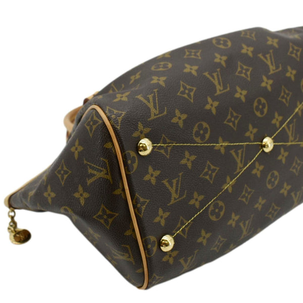 LOUIS VUITTON Tivoli GM Monogram Canvas Satchel Bag Brown