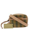 BURBERRY 1983 Knight Check Link Leather Crossbody Belt Bag Pink