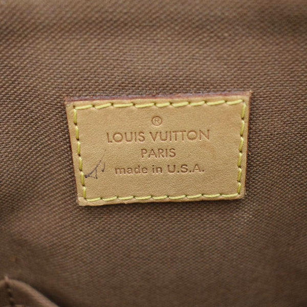 LOUIS VUITTON Tivoli GM Monogram Canvas Satchel Bag Brown