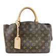 LOUIS VUITTON Petit Palais Monogram Canvas Shoulder Bag Brown front look