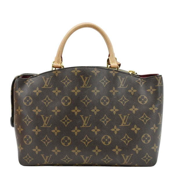 LOUIS VUITTON Petit Palais Monogram Canvas Shoulder Bag Brown back look