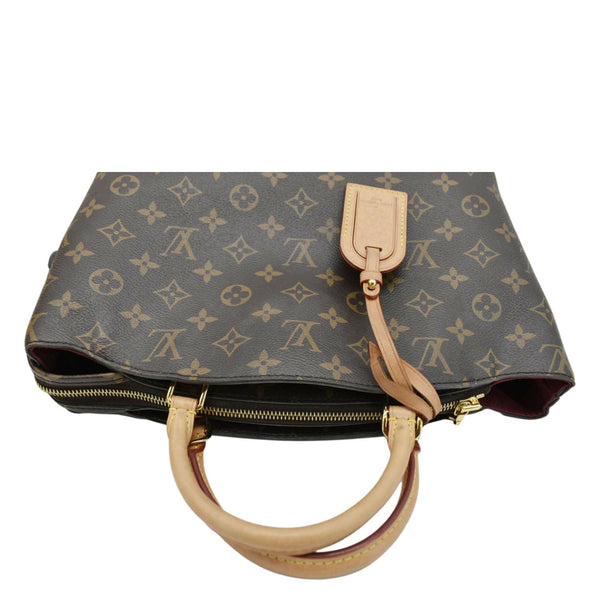 LOUIS VUITTON Petit Palais Monogram Canvas Shoulder Bag Brown upper look