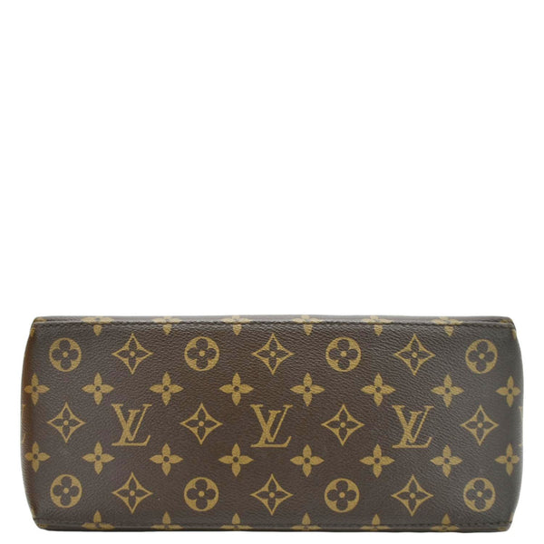 LOUIS VUITTON Petit Palais Monogram Canvas Shoulder Bag Brown