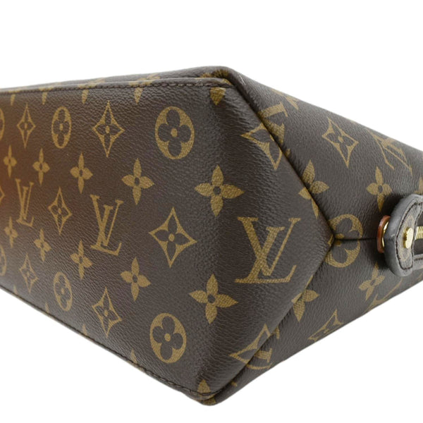 LOUIS VUITTON Petit Palais Monogram Canvas Shoulder Bag Brown