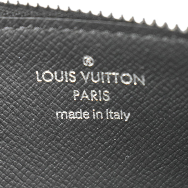 LOUIS VUITTON Monogram Eclipse Canvas Coin Card Holder Black