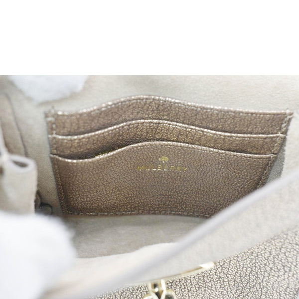 MULBERRY Lily Leather Crossbody Bag Gold