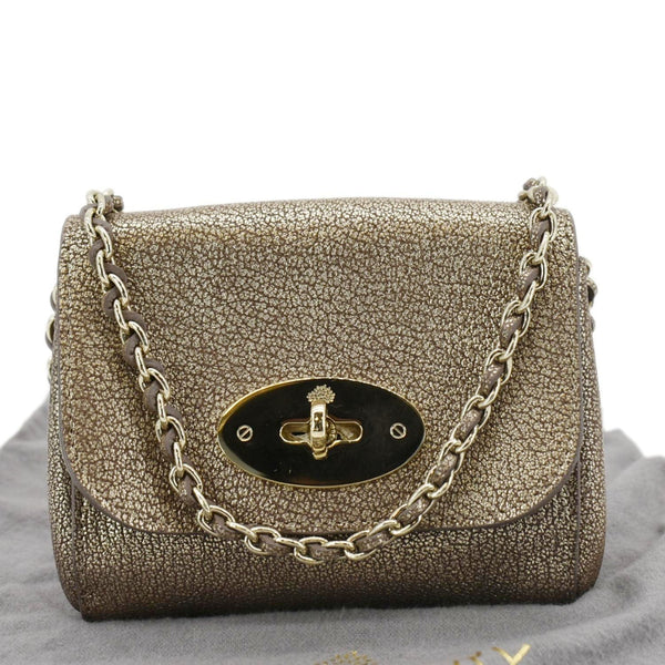 MULBERRY Lily Leather Crossbody Bag Gold