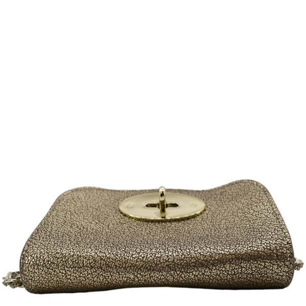 MULBERRY Lily Leather Crossbody Bag Gold