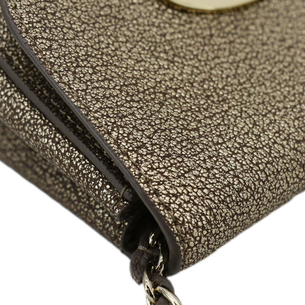 MULBERRY Lily Leather Crossbody Bag Gold