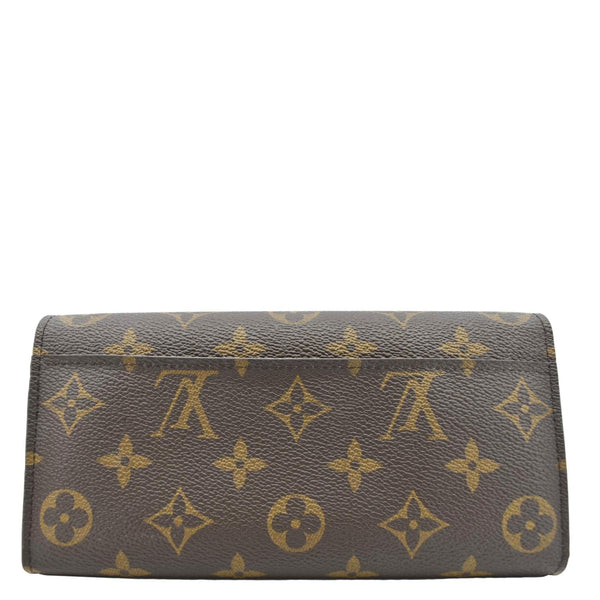 LOUIS VUITTON Sarah Monogram Canvas Wallet Brown