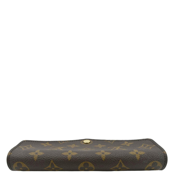 LOUIS VUITTON Sarah Monogram Canvas Wallet Brown