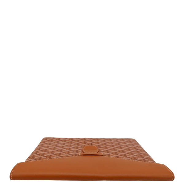 GOYARD Camondo MM Canvas Horizontal Clutch Orange upper look