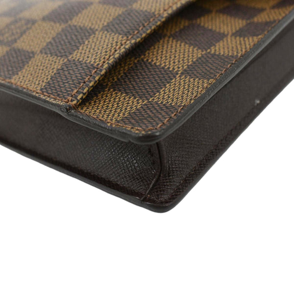 LOUIS VUITTON Pimlico Damier Ebene Crossbody Bag Brown