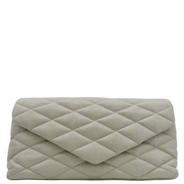 YVES SAINT LAURENT Sade Puffer Quilted Leather  front look