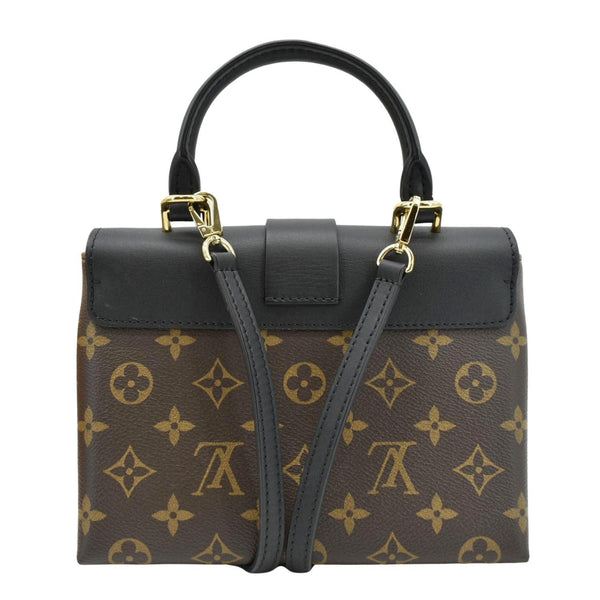 LOUIS VUITTON Locky BB Monogram Canvas Shoulder Bag Brown back look