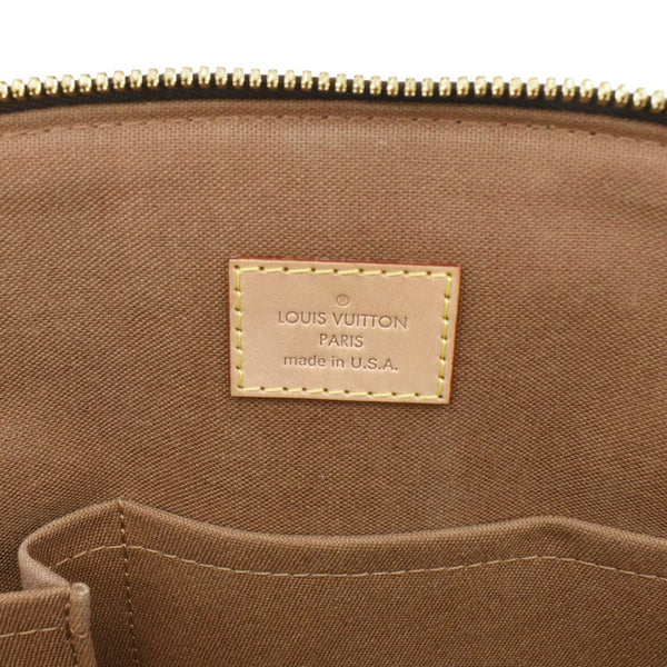 LOUIS VUITTON Tivoli GM Monogram Canvas Satchel Bag Brown