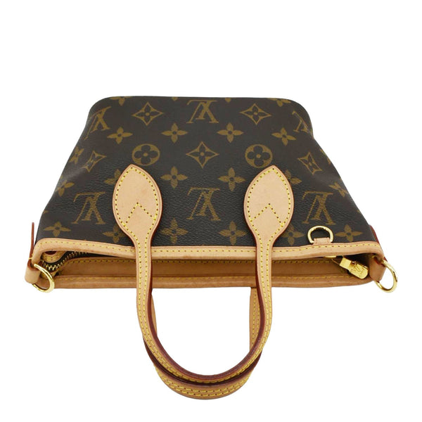 LOUIS VUITTON Neverfull BB Monogram Canvas Tote Shoulder Bag Brown