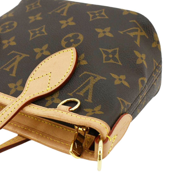 LOUIS VUITTON Neverfull BB Monogram Canvas Tote Shoulder Bag Brown