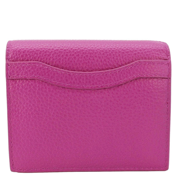 BALENCIAGA Neo Classic Mini Leather Wallet Pink