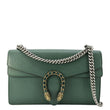 GUCCI Dionysus Small GG Leather Shoulder Bag Green 400249