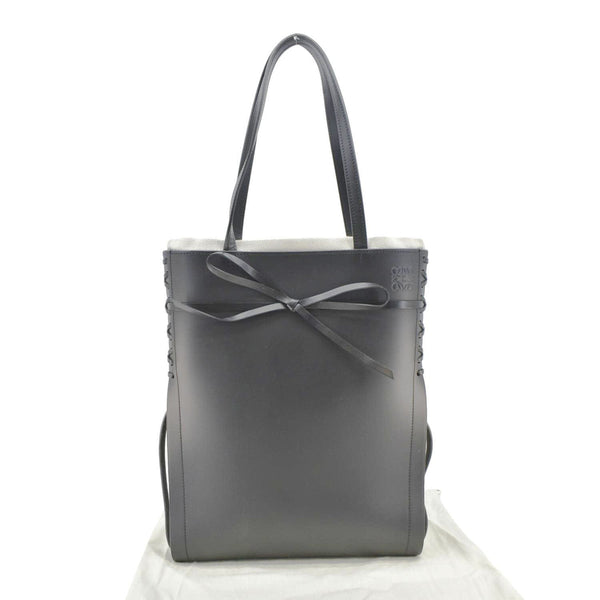 LOEWE Ikebana Small Leather Shoulder Bag Black