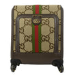 GUCCI Small Cabin Trolley Jumbo GG Supreme Canvas Travel Bag Beige 693646