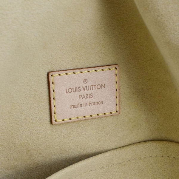 LOUIS VUITTON Manhattan GM Monogram Canvas Satchel Bag Brown