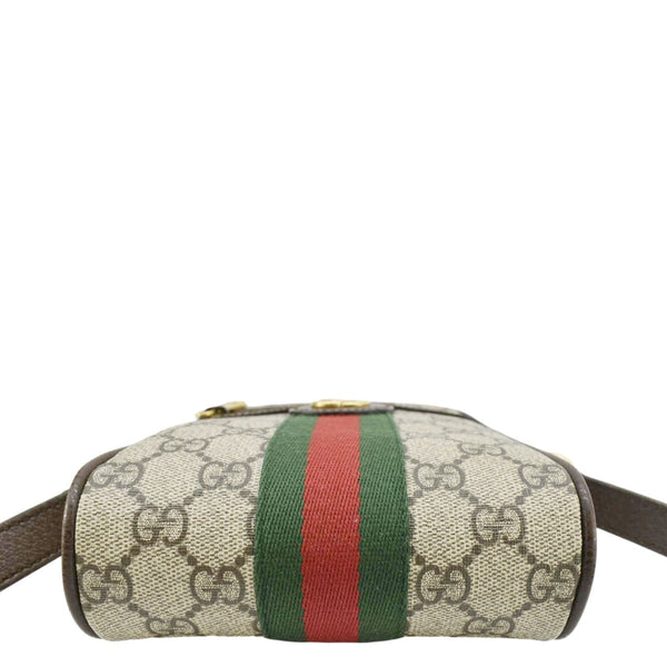 GUCCI Ophidia Small GG Canvas Messenger Bag Brown 598127