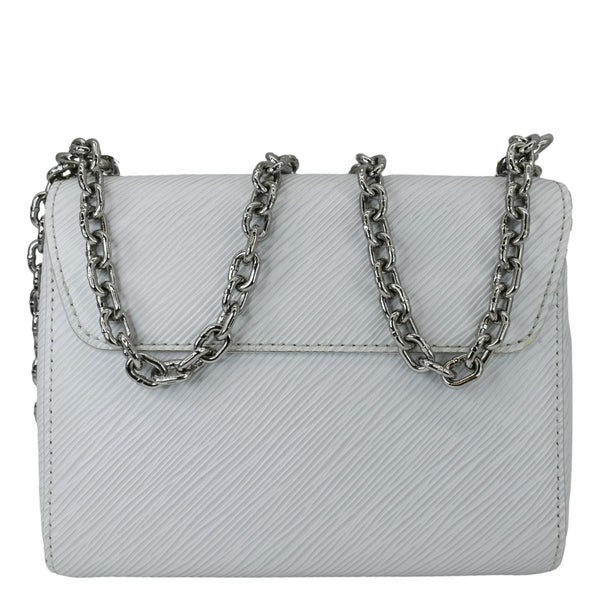 LOUIS VUITTON Twist PM Epi Leather Crossbody Bag White