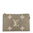 LOUIS VUITTON NeoNoe Bicolor Monogram Empreinte Pouch Cream