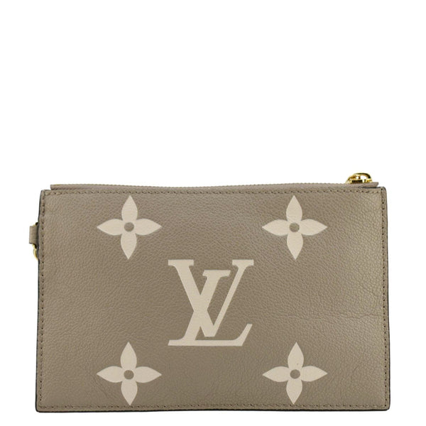 LOUIS VUITTON NeoNoe Bicolor Monogram Empreinte Pouch Cream