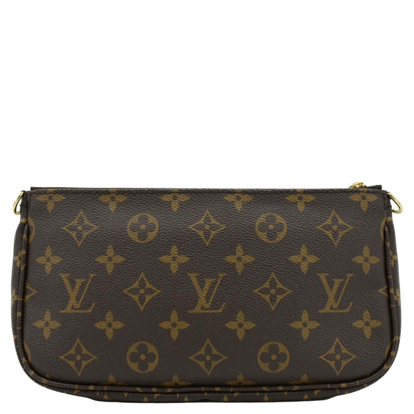 LOUIS VUITTON Multi Pochette Accessoires Monogram Canvas Crossbody Bag Pink