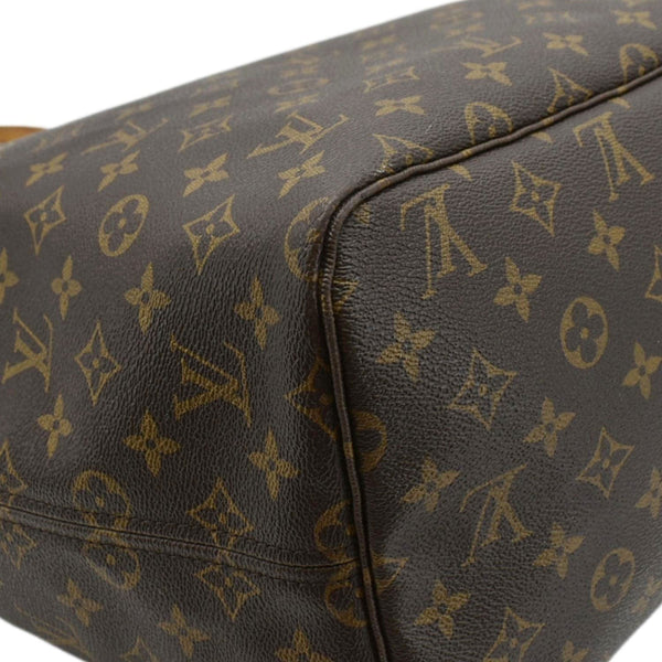 LOUIS VUITTON Neverfull GM Monogram Canvas Shoulder Bag Fuchsia