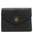 LOUIS VUITTON Victorine Monogram Empreinte Wallet Black