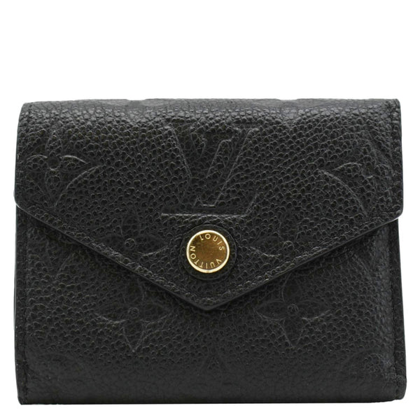 LOUIS VUITTON Victorine Monogram Empreinte Wallet Black