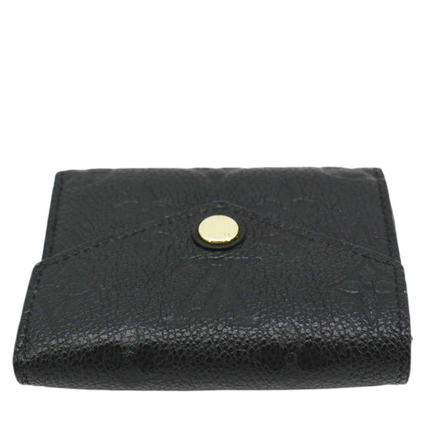 LOUIS VUITTON Victorine Monogram Empreinte Wallet Black