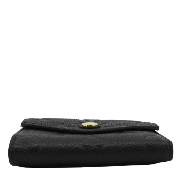 LOUIS VUITTON Victorine Monogram Empreinte Wallet Black