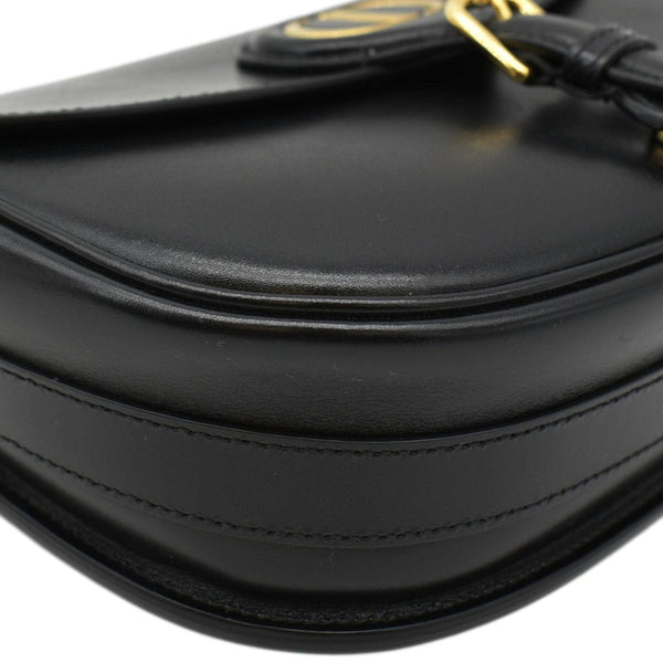 CHRISTIAN DIOR Bobby Medium Calfskin Leather Shoulder Bag Black