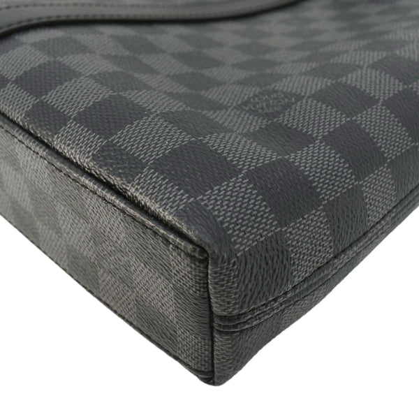 LOUIS VUITTON Anton Damier Graphite Briefcase Black