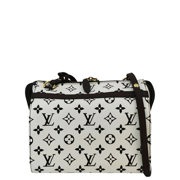 LOUIS VUITTON Speedy Amazon PM Monogram Canvas Crossbody Bag White Chocolate