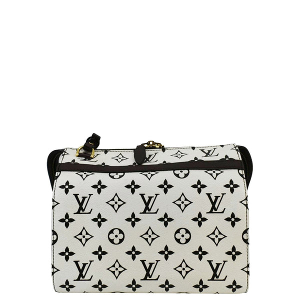 LOUIS VUITTON Speedy Amazon PM Monogram Canvas Crossbody Bag White Chocolate