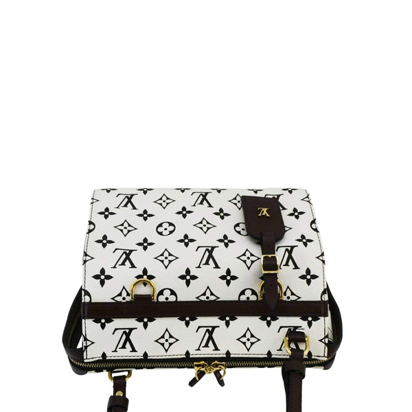 LOUIS VUITTON Speedy Amazon PM Monogram Canvas Crossbody Bag White Chocolate