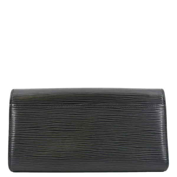 LOUIS VUITTON Sarah Epi Leather Wallet Black