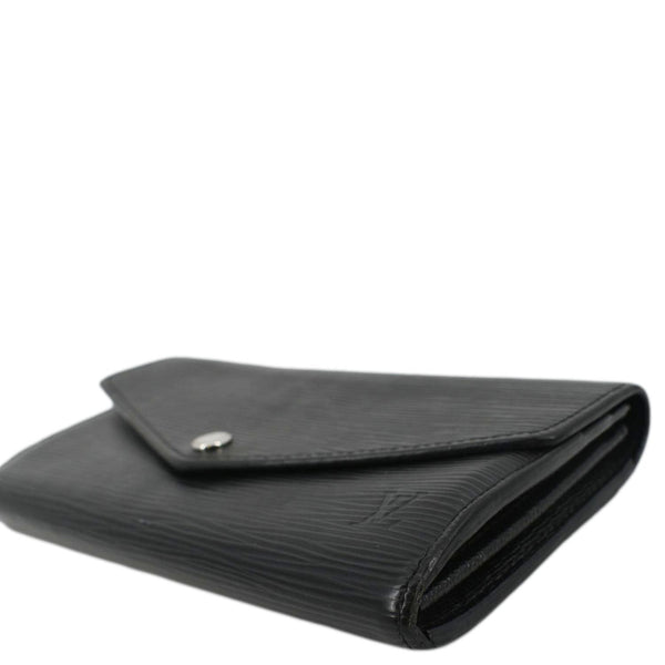 LOUIS VUITTON Sarah Epi Leather Wallet Black