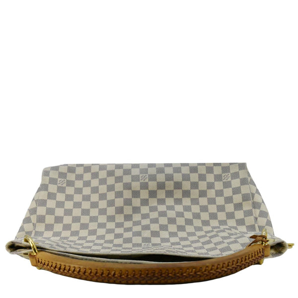 LOUIS VUITTON Artsy MM Damier Azur Hobo Bag White